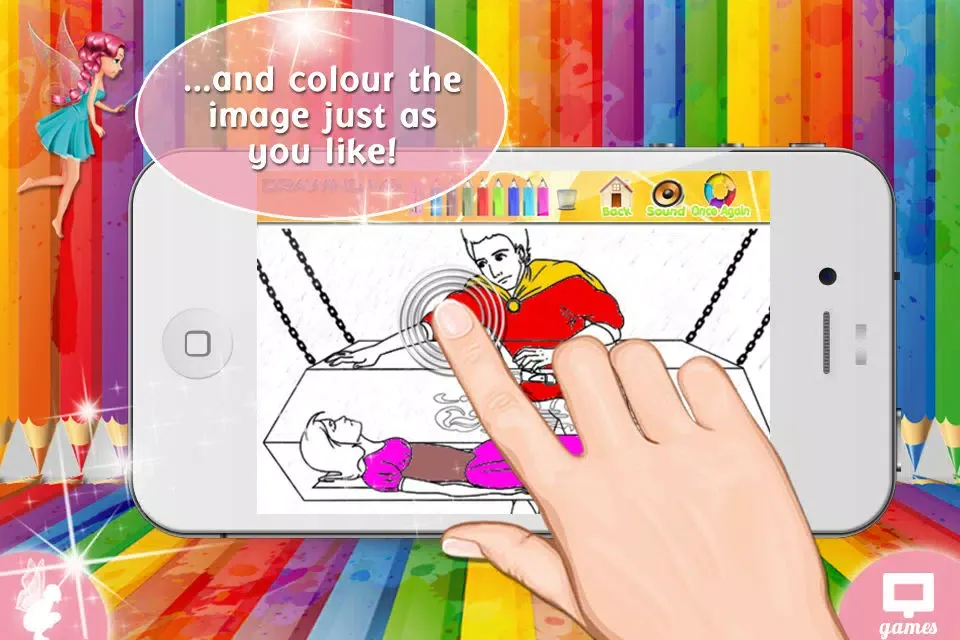 Capturas de tela do DrawingMe 2.0 free HD painting and coloring gam...