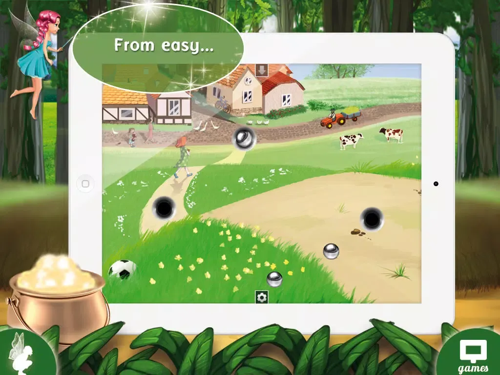 Ball Puzzle Sweet Porridge - Imagination Stairs - metal ball game app iPad Screenshots