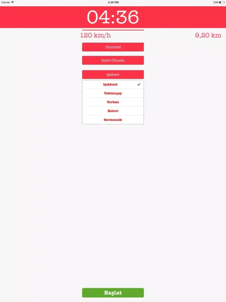 Captures d'écran de Otoyol Sayaç | Süre Hesapla iPad 