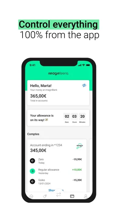 imaginTeens - Tarjeta prepago স্ক্রিনশট