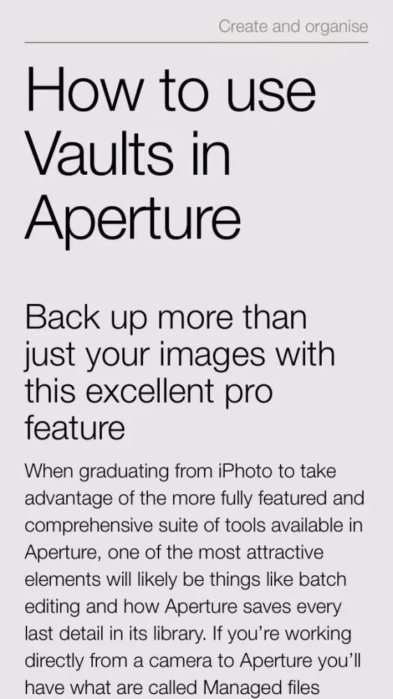 Complete Manual: Aperture Edition應用截圖