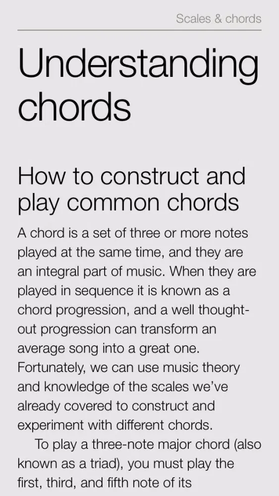 Captures d'écran de For Beginners: Music Theory