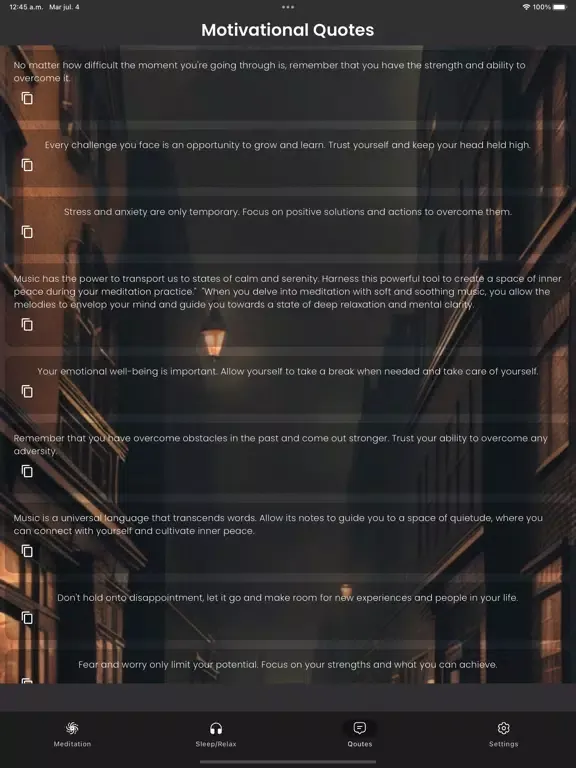 Screenshot di Meditation Timer & Lofi Sounds iPad 