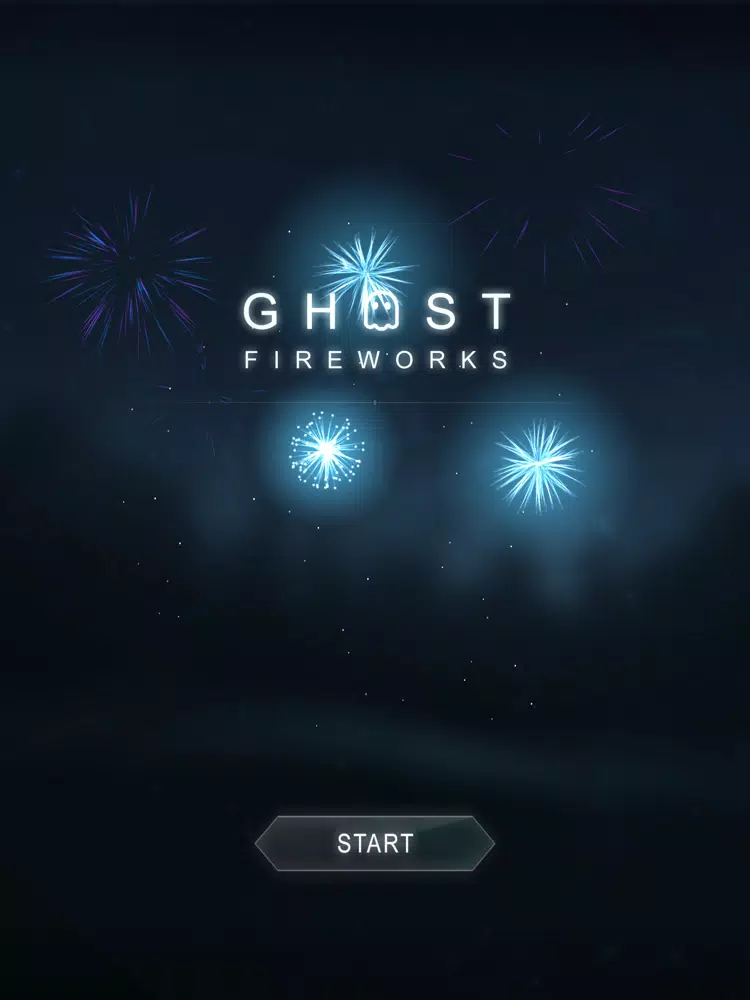 ภาพหน้าจอของ Ghost Fireworks iPad 