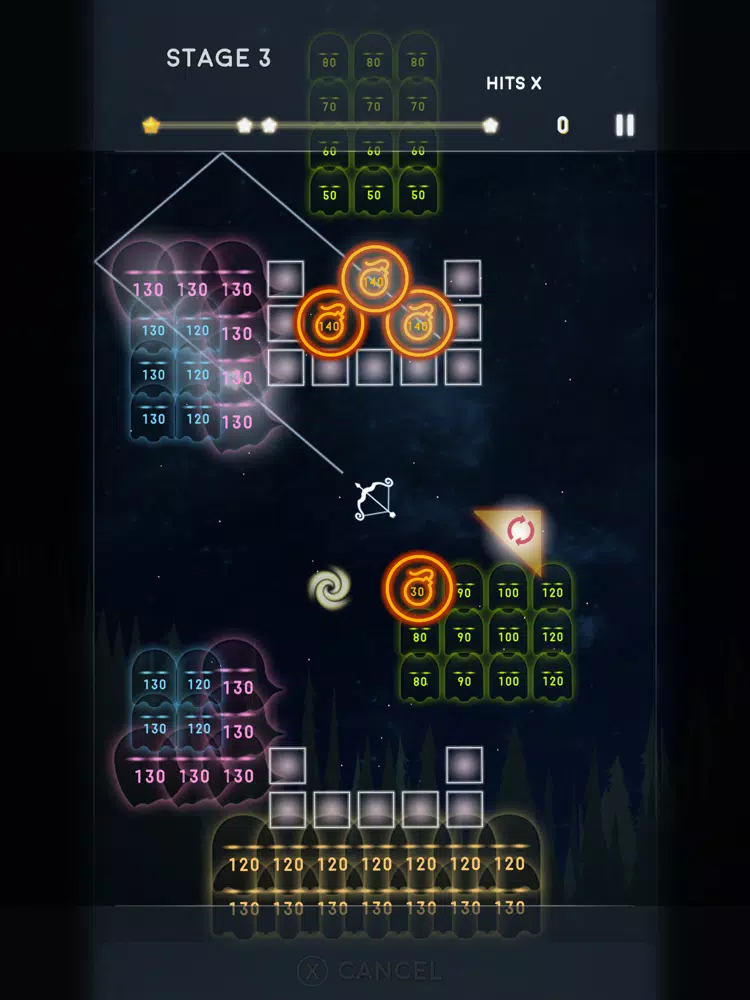 ภาพหน้าจอของ Ghost Fireworks iPad 