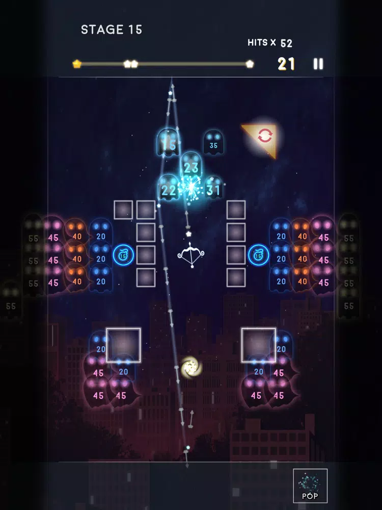 ภาพหน้าจอของ Ghost Fireworks iPad 