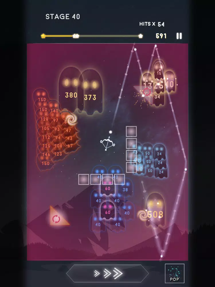 ภาพหน้าจอของ Ghost Fireworks iPad 