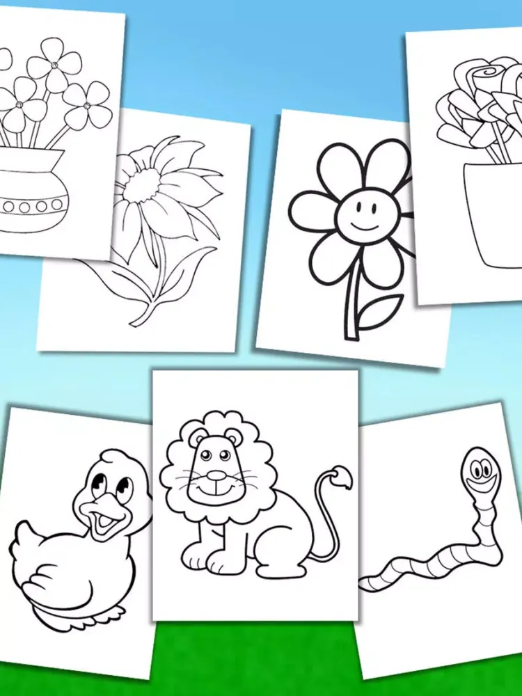 صور coloring pages book iPad 