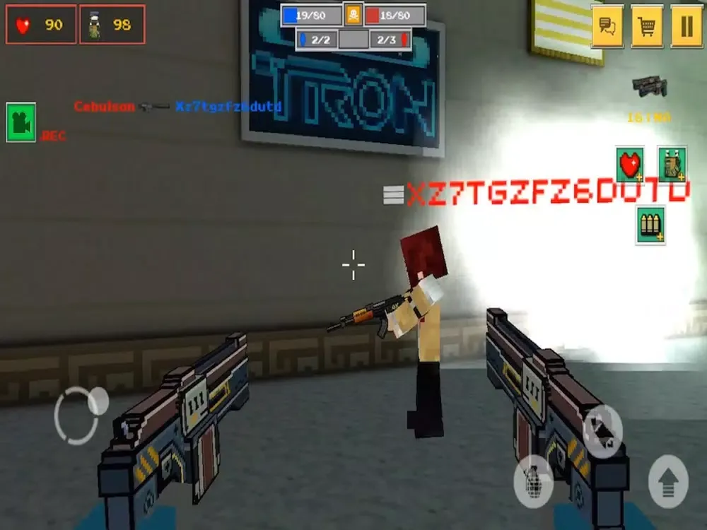 Pixel Invasion - Shooter Survival Multiplayer Mini Block Game iPad  سکرین شاٹس