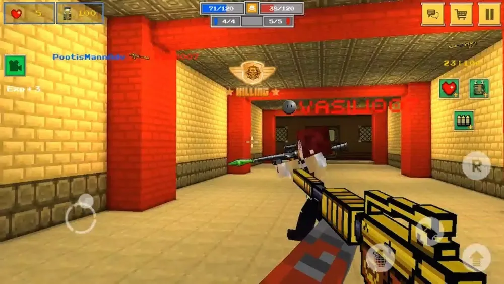 Pixel Invasion - Shooter Survival Multiplayer Mini Block Game سکرین شاٹس