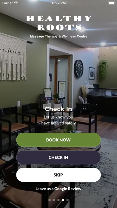 Capturas de tela do Healthy Roots