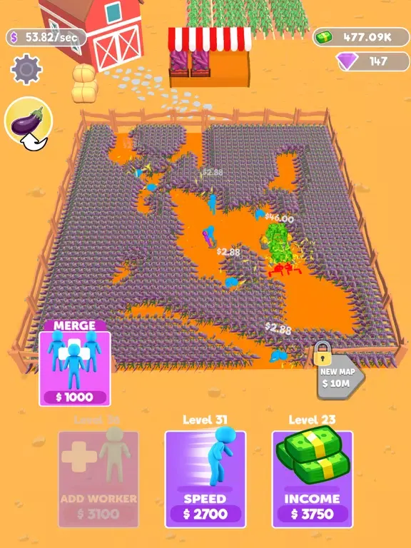Merge Farm iPad  スクリーンショット