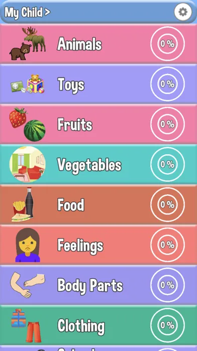 Captures d'écran de Speech Therapy 6 – Sentences