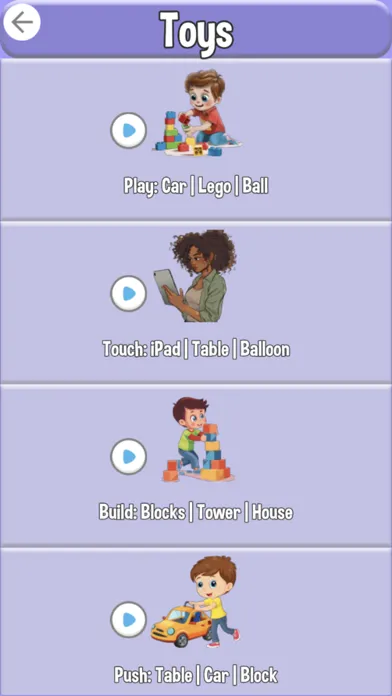 Captures d'écran de Speech Therapy 6 – Sentences