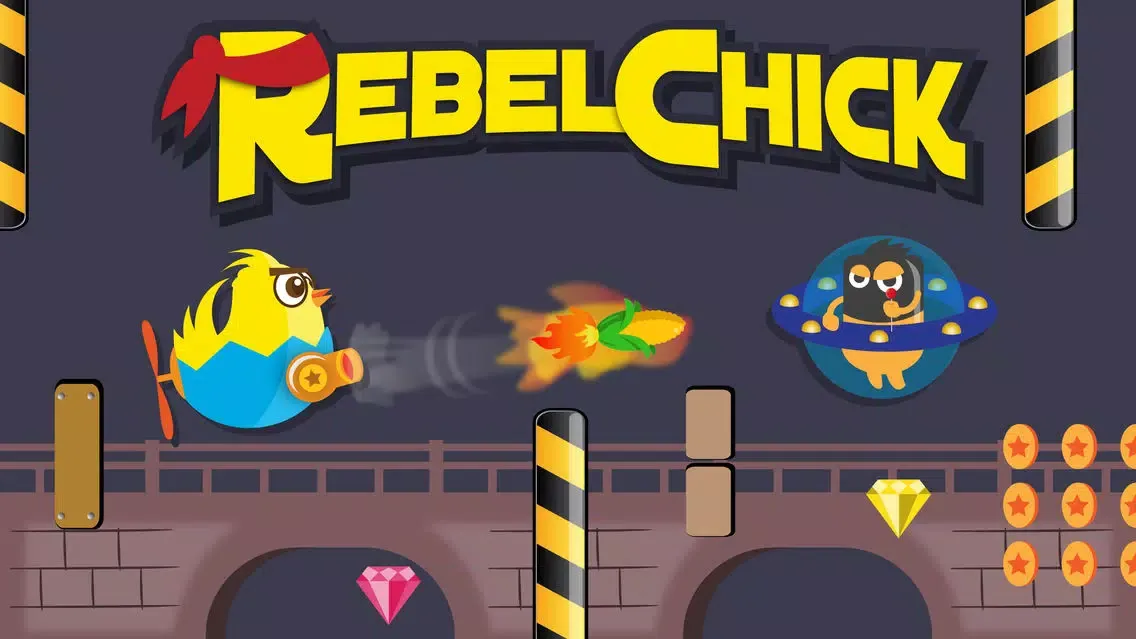 Zrzuty ekranu Rebel Chick - Endless Flight Shooter