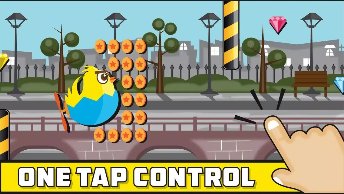 Zrzuty ekranu Rebel Chick - Endless Flight Shooter