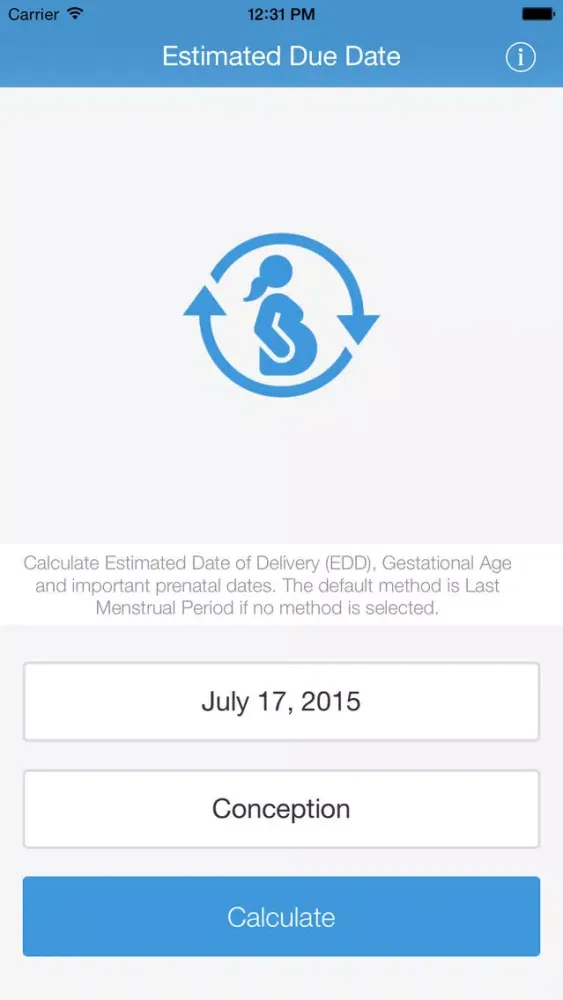 Capturas de pantalla de Baby Due Date - OB Wheel and Pregnancy Calculator