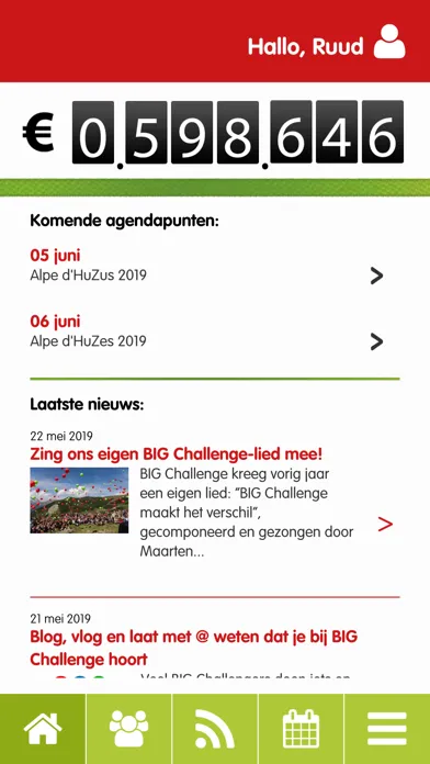 Zrzuty ekranu BIG Challenge