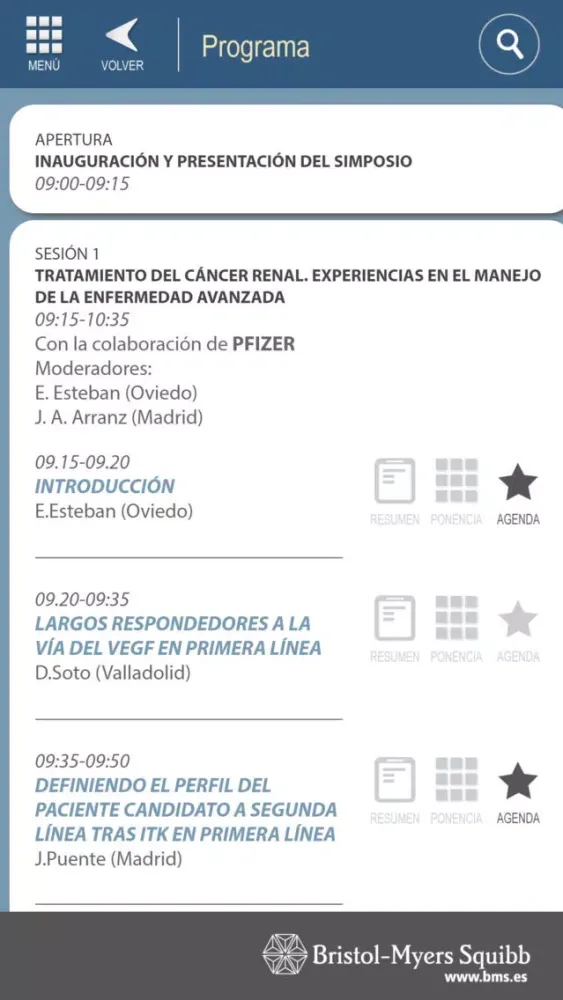 Simposio Revisiones en Cáncer Screenshots