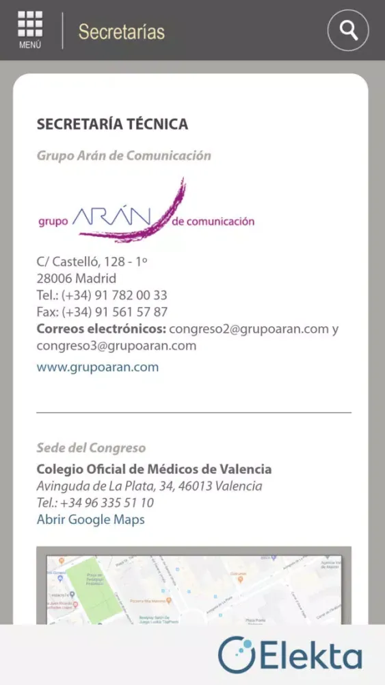 XVI Congreso SER 2018 Ekran Görüntüleri