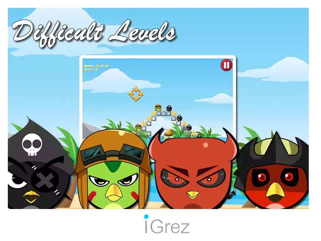 Tangkapan layar Bad Birdies iPad 