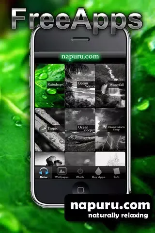 Zrzuty ekranu Relax Raindrops