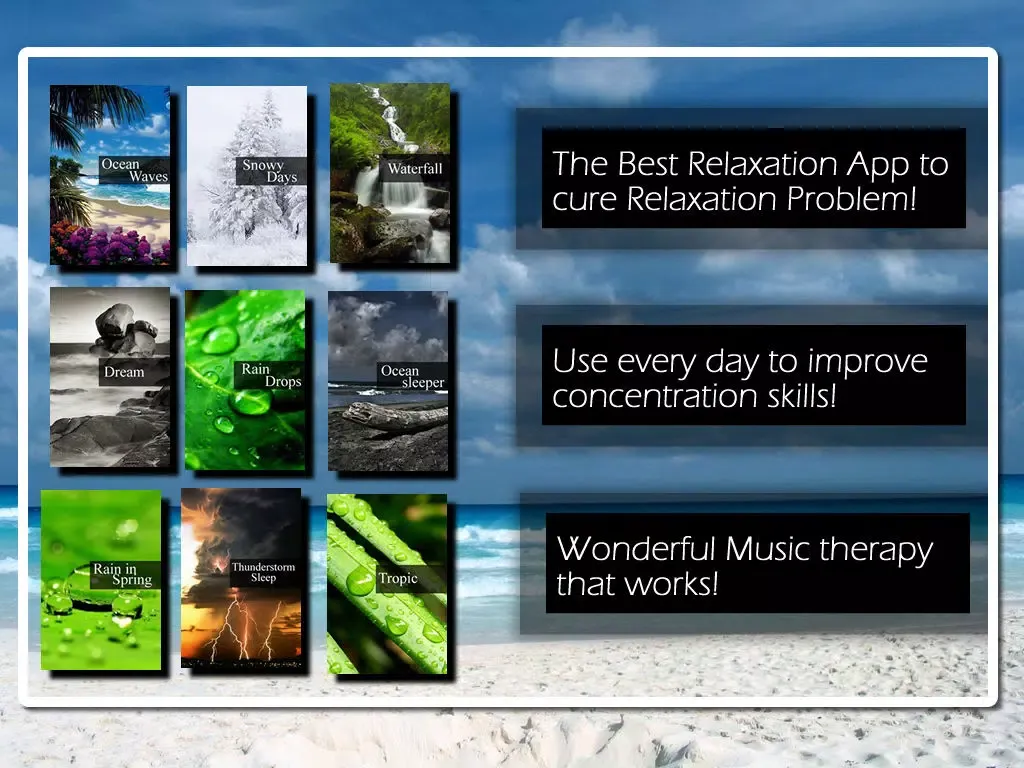 Relax Collection Pro iPad  スクリーンショット