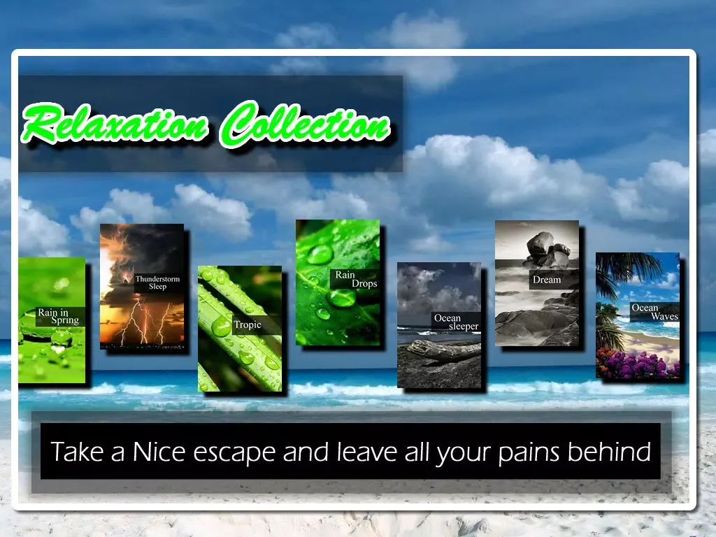 Relax Collection Pro iPad  スクリーンショット