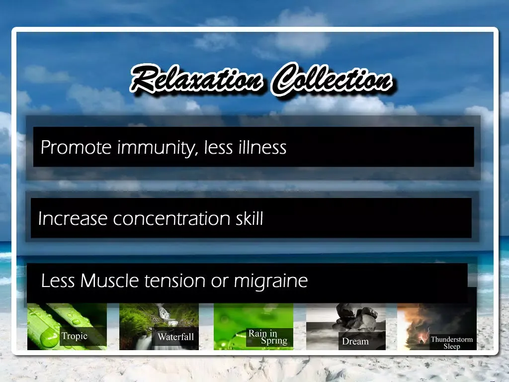 Relax Collection Pro iPad  スクリーンショット