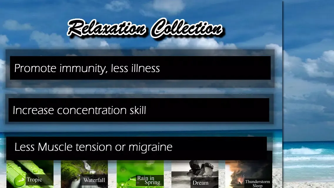 Relax Collection Pro スクリーンショット
