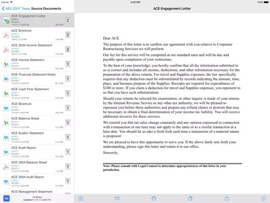 Скриншоты iManage Work Mobility iPad 