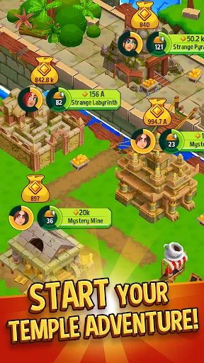ภาพหน้าจอของ Temple Run: Idle Explorers