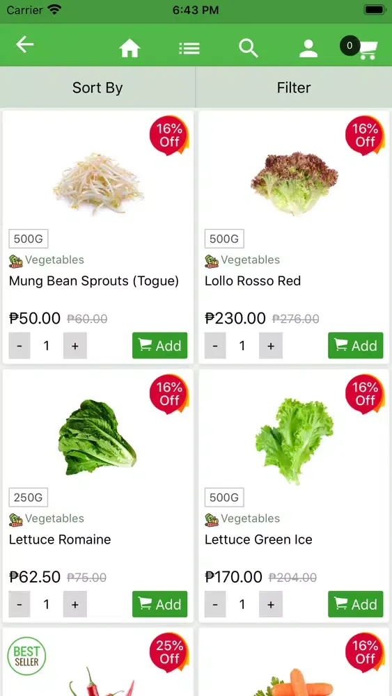 Capturas de pantalla de GreenMart.ph : Grocery App
