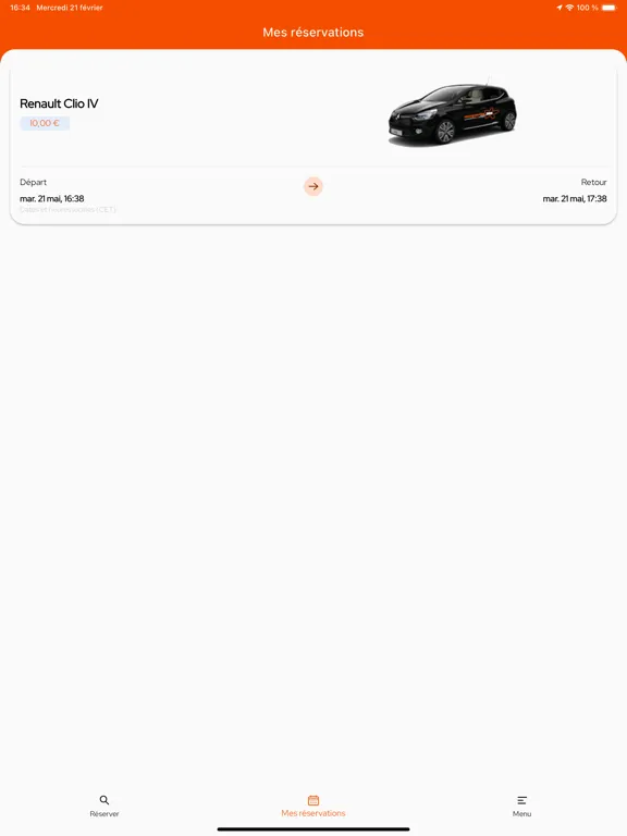 Zrzuty ekranu marguerite Autopartage Nantes iPad 