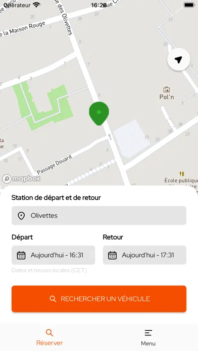 Zrzuty ekranu marguerite Autopartage Nantes