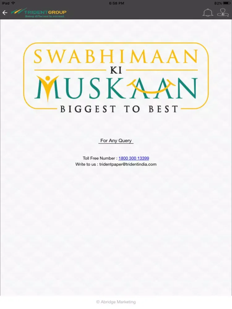 Trident-Swabhimaan ki muskaan iPad  سکرین شاٹس