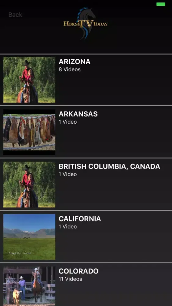HorseTV سکرین شاٹس