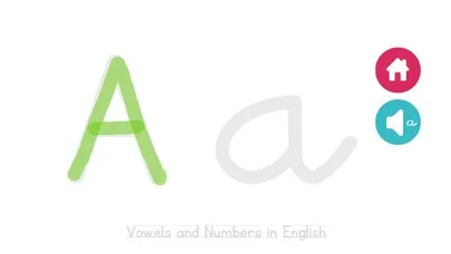 Tangkapan skrin Vowels and Numbers in English