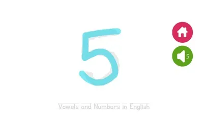 Tangkapan skrin Vowels and Numbers in English