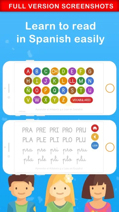 Learn to read in Spanish LITE应用截图