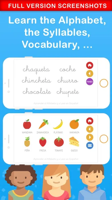 Learn to read in Spanish LITE应用截图