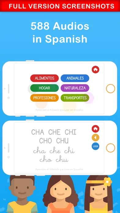 Learn to read in Spanish LITE应用截图