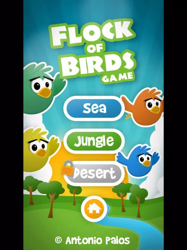Flock of Birds Game Lite iPad 应用截图