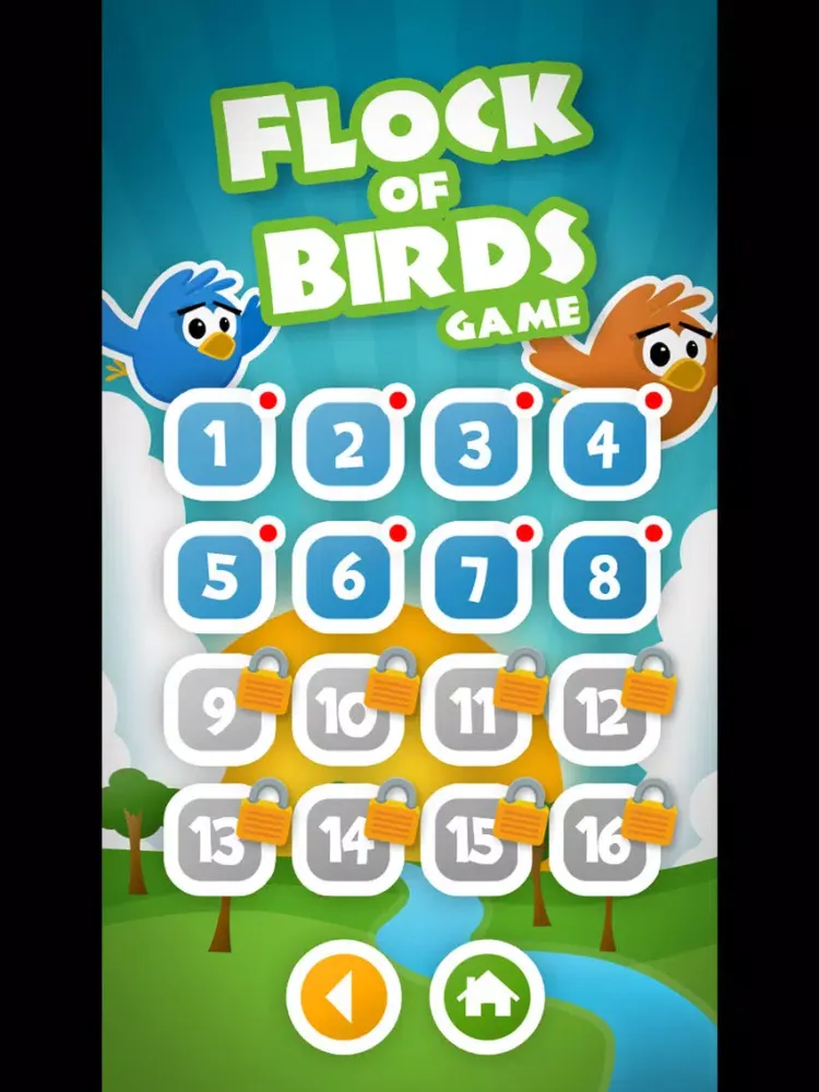 Flock of Birds Game Lite iPad 应用截图