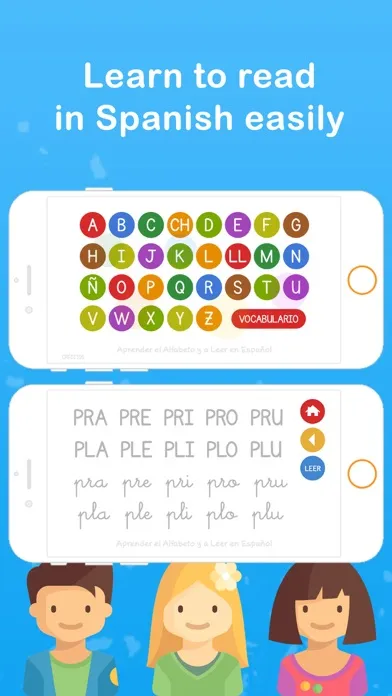Captures d'écran de Learning to Read in Spanish