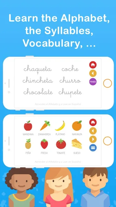 Captures d'écran de Learning to Read in Spanish