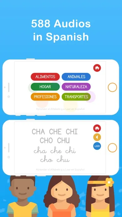 Captures d'écran de Learning to Read in Spanish