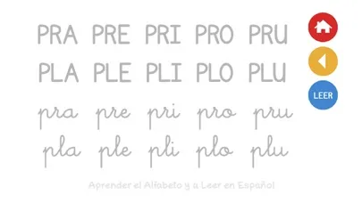 Captures d'écran de Learning to Read in Spanish