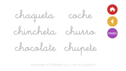 Captures d'écran de Learning to Read in Spanish