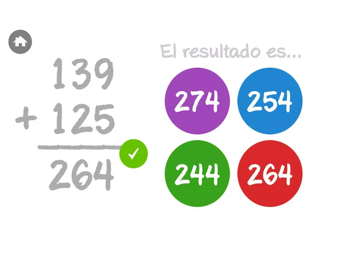 Add & Subtract with Regrouping iPad  Screenshots